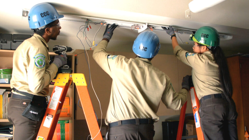 Samantha-Ksor-Crew-Installs-New-Lighting Samantha Ksor Crew Installs New Lighting